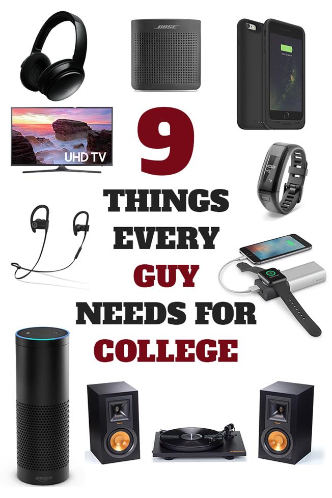 9 Things Every Guy Needs For College